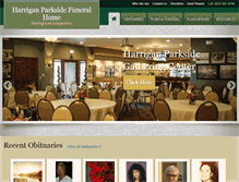 Tablet Screenshot of harriganparksidefh.com